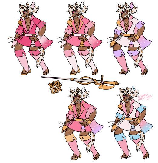 designing a standard outfit for f'ifte