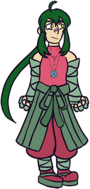 humanoid Grovyle from Pokemon Mystery Dungeon: Explorers of Sky humanoid Grovyle from Pokemon Mystery Dungeon: Explorers of Sky